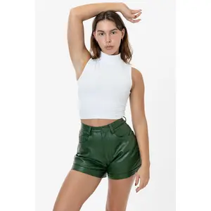 RLH3015 - Leather Cuffed Short