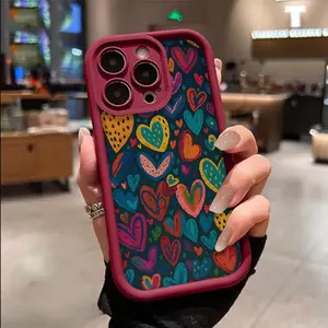 Fashion Love Phone Case TPU for iPhone 17 AIR 17 PRO 16 PRO 15  PRO MAX  14 PLUS 13 PRO 12 11 PRO XS MAX X XR Samsung Galaxy S25 Ultra S24 S23 S22 Plus