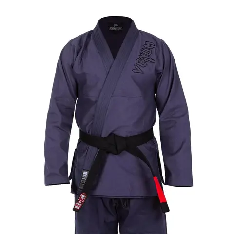 Venum Contender 2.0 Unisex Brazilian Jiu-Jitsu Training GI - Lavender Grey, 100% Pearl Cotton Weave Uniform, Reinforced Seams, Grip-Resistant Padded Collar, Bold Venum Logo, Full Length, Multi-Size, Hang to Dry (Never Tumble Dry)