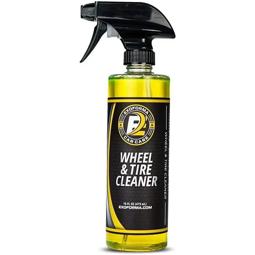 16 fl oz Wheel & Tire Cleaner - 2-in-1 Formula for Built-Up Removal, Brake Dust, Dirt & Grime - Boosts Dressing Performance - Pro-Chosen Automotive Cleaning Fluid
