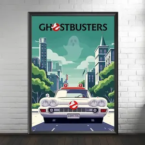 [Unframed Poster] Ghostbusters Movie Poster  Classic Paranormal Edition