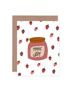 Express Your Love with You're My Jam Greeting Card - Original Design, High-Quality Printing, Blank Interior