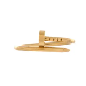 Pre-owned Cartier Juste un Clou Ring 18K Yellow Gold Small by Rebag