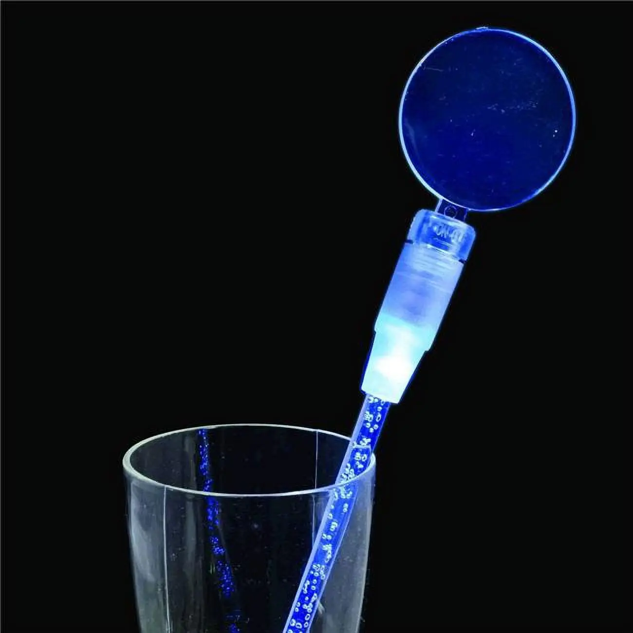 Blinkee 1408000 Blue Light-Up Stick, Bar Utensil Cocktail Party Use Drink Stirrer Swizzle Stick