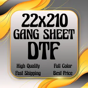 Custom DTF Transfers, DTF Print, DTF Prints, High-Quality Transfer, Full Color Prints, Custom 22x210 Gang Sheet DTF
