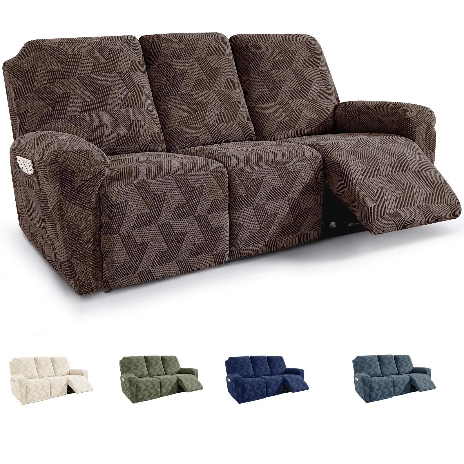 1/3Seater Soft  Sofa Cover Washable Slipcover,Anti-Slip,Dustproof Recliner Cover,Pet Friendly Furniture Protector, Couch Cover for Sofa Room Decoration