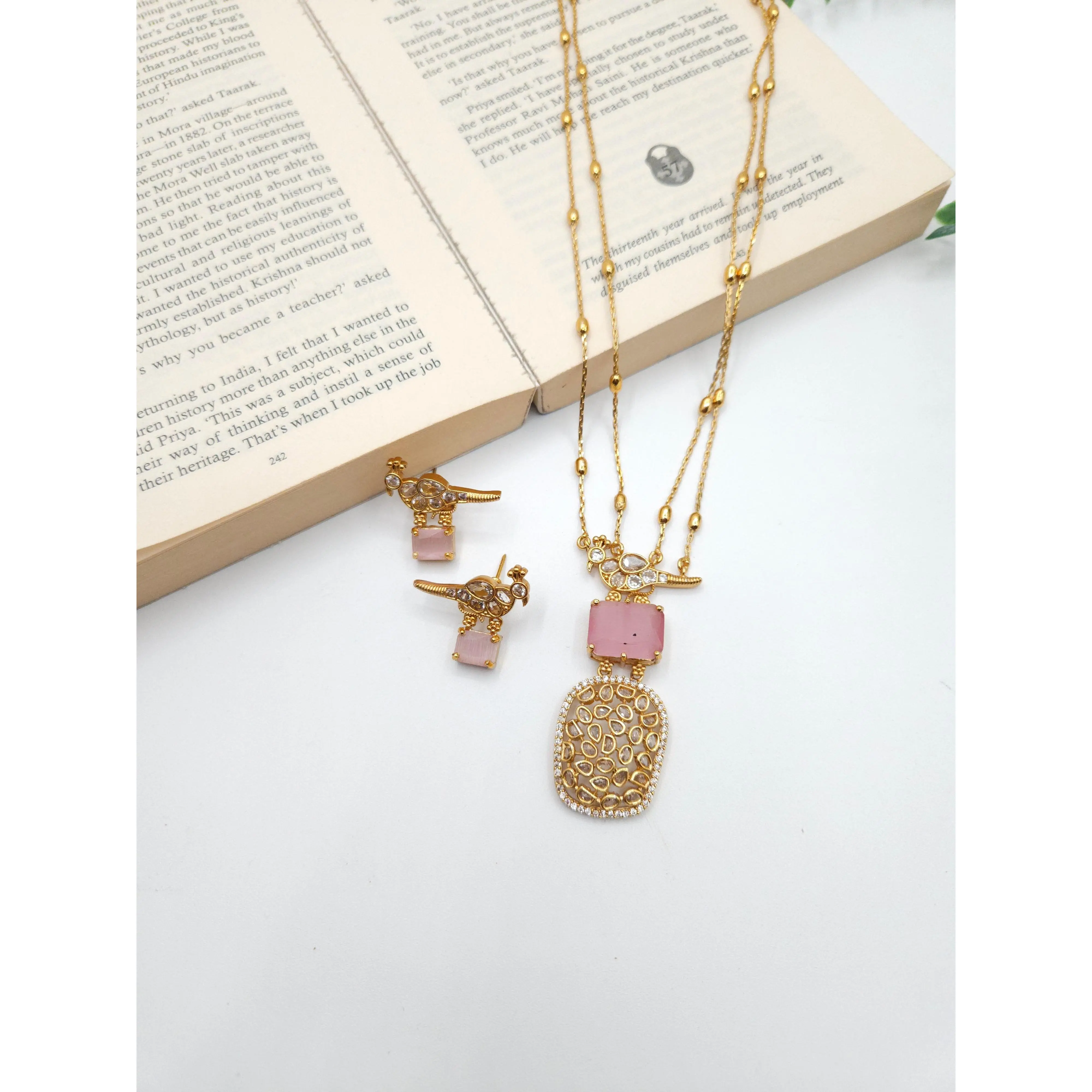 Chandra Polki necklace set