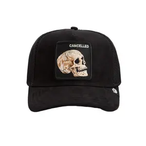 GOORIN CANCELLED SKULL TRUCKER HAT
