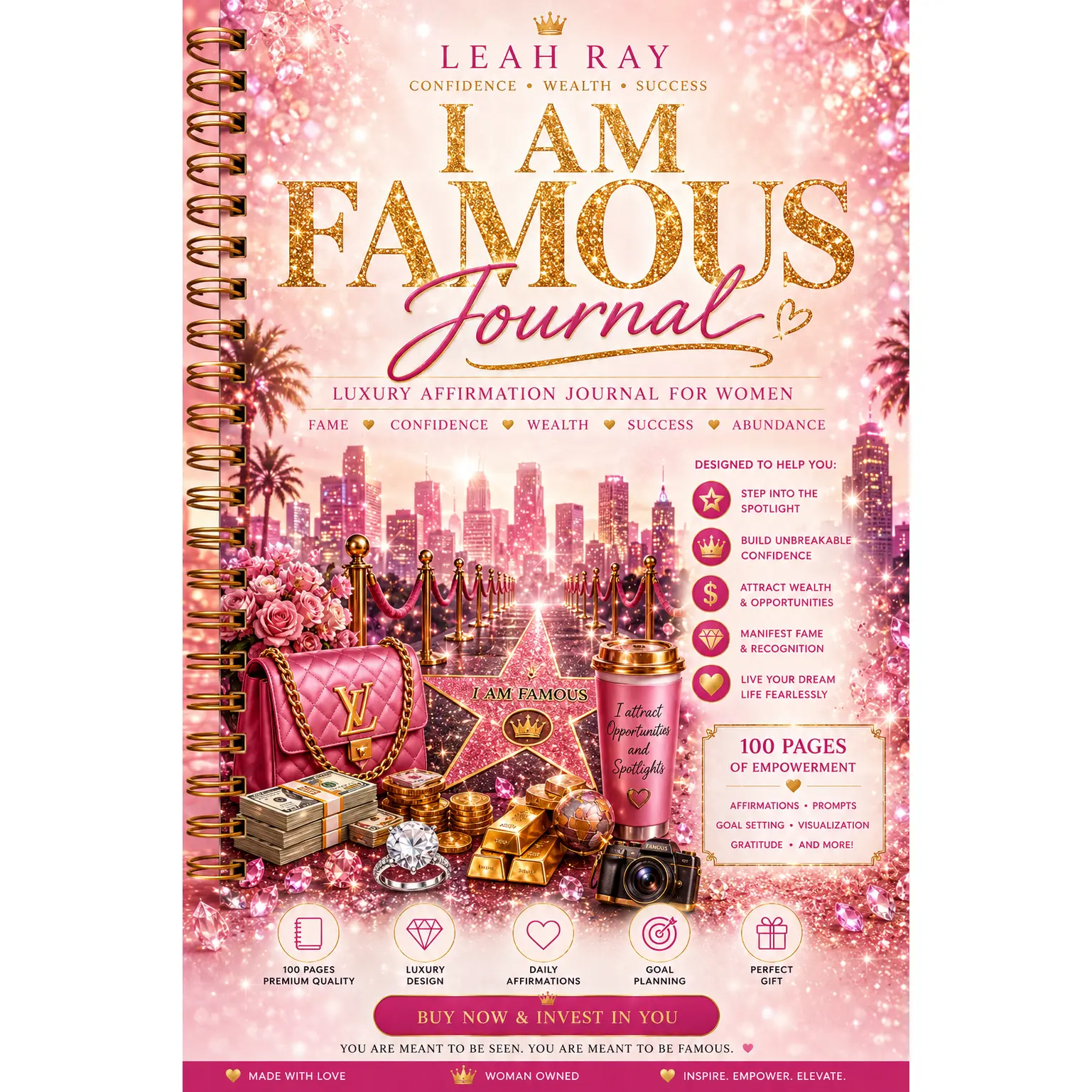 I Am Famous Journal ✨️✨️✨️
