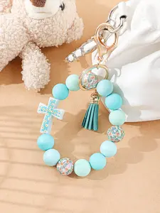 Y2K Aesthetic Mini Knitted Sweater Keychain, Cute Sweet Style Bag Charm for Handbags, Backpacks, and Car Keys, Trendy Cute Keychain