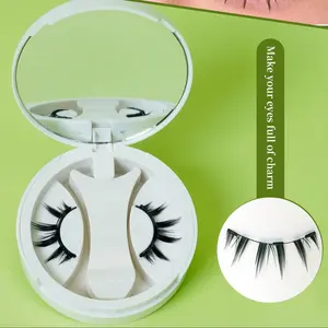Magnetic Eyelash Clip Set, Dense Cartoon Style Design, No Glue Needed, Easy to Wear and Remove, Size 4-14mm, Recyclable, Makeup, Cosmetic