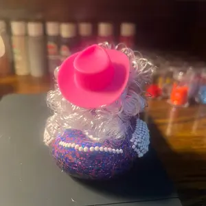 Big purple rubber duck