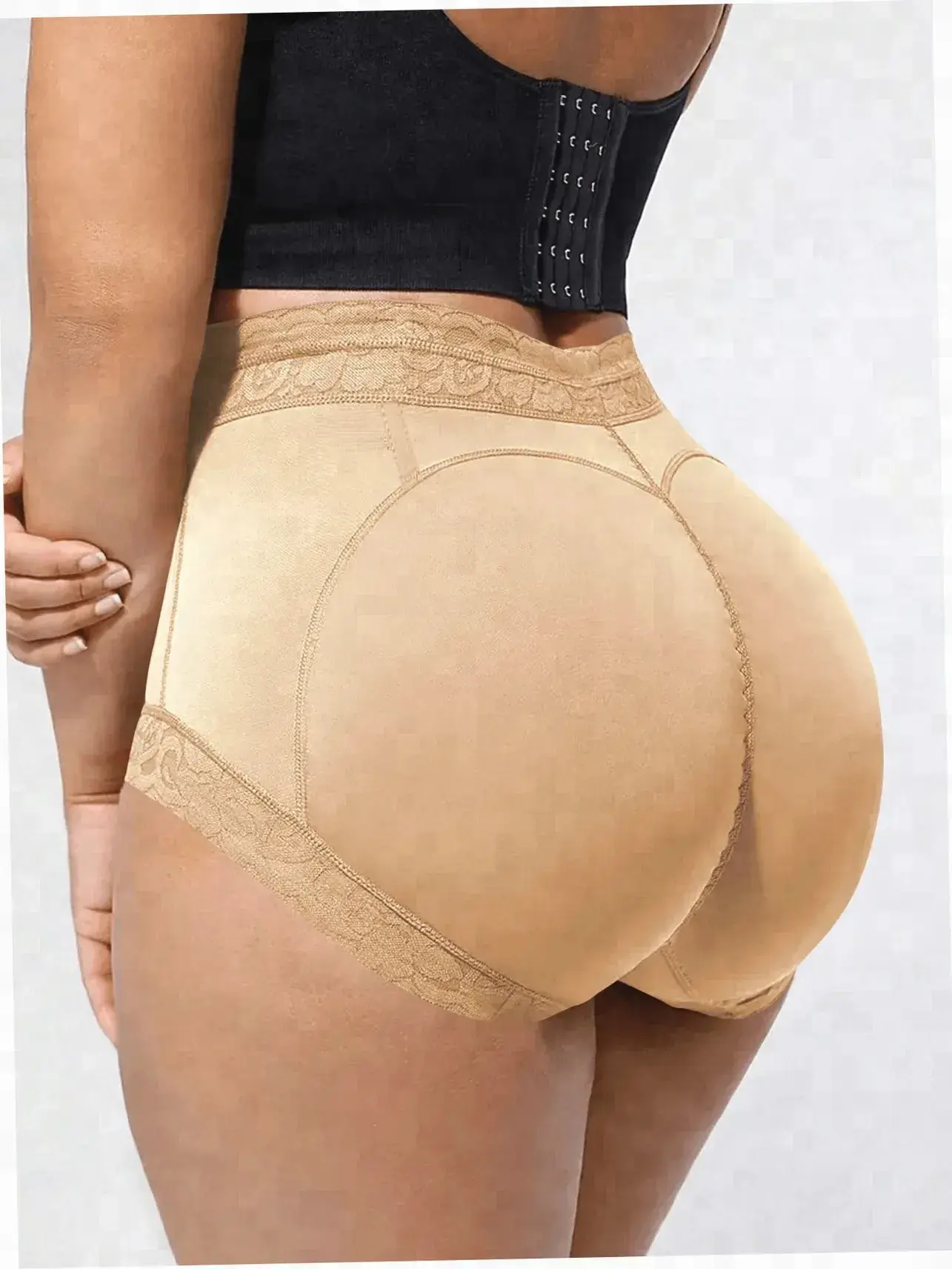 BLUELIFE Slimming Shapewear Anti-Rollover Non-Slip Silicone Daily Wear Invisible Under Clothes