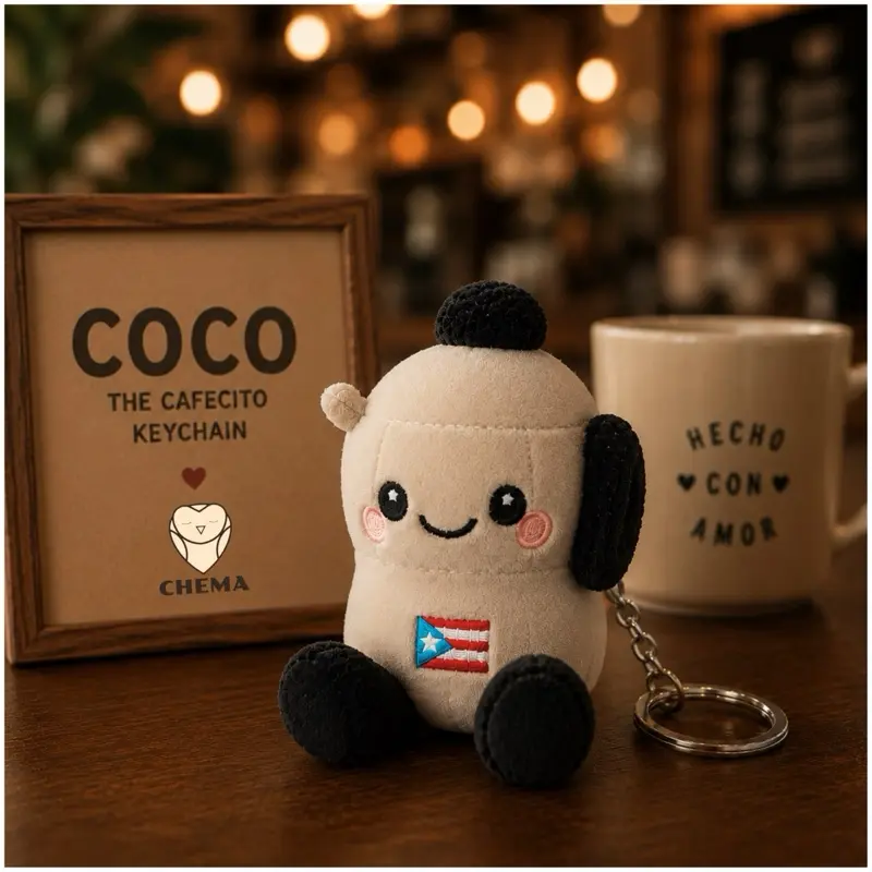 Coco the Cafecito Keychain (Bag charm) | Collectible Charm