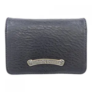Pre-owned Chrome Hearts Calfskin Small Leather Goods Card Case