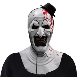 Latex monster mask, comical hood, terrifying clown mask, role-play gift, party surprise, birthday surprise mask, high visibility, lightweight and comfortable