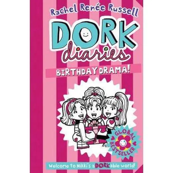 USED Book - Dork Diaries Birthday Drama by Rachel Renee Russell (Paperback) - english