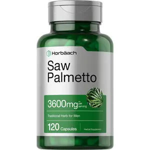 Horbäach Saw Palmetto Extract | 120 Capsules | Non-GMO and Gluten Free Formula | from Saw Palmetto Berries