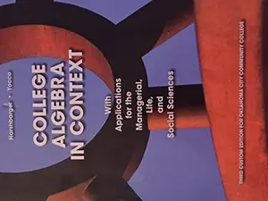 USED-College Algebra In Context (Third Custom Edition For Oklahoma City Community College) by unknown author (Paperback)