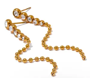 Remi Drop Earrings – Hypoallergenic Non Tarnish Gold Plated Jewelry