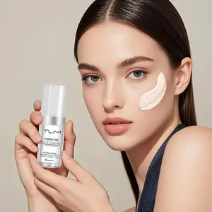 TLM Liquid Foundation Concealer Color Changing Waterproof Natural Brighten Skin Tone for Women & Men Face Cosmetics Makeup 30ML