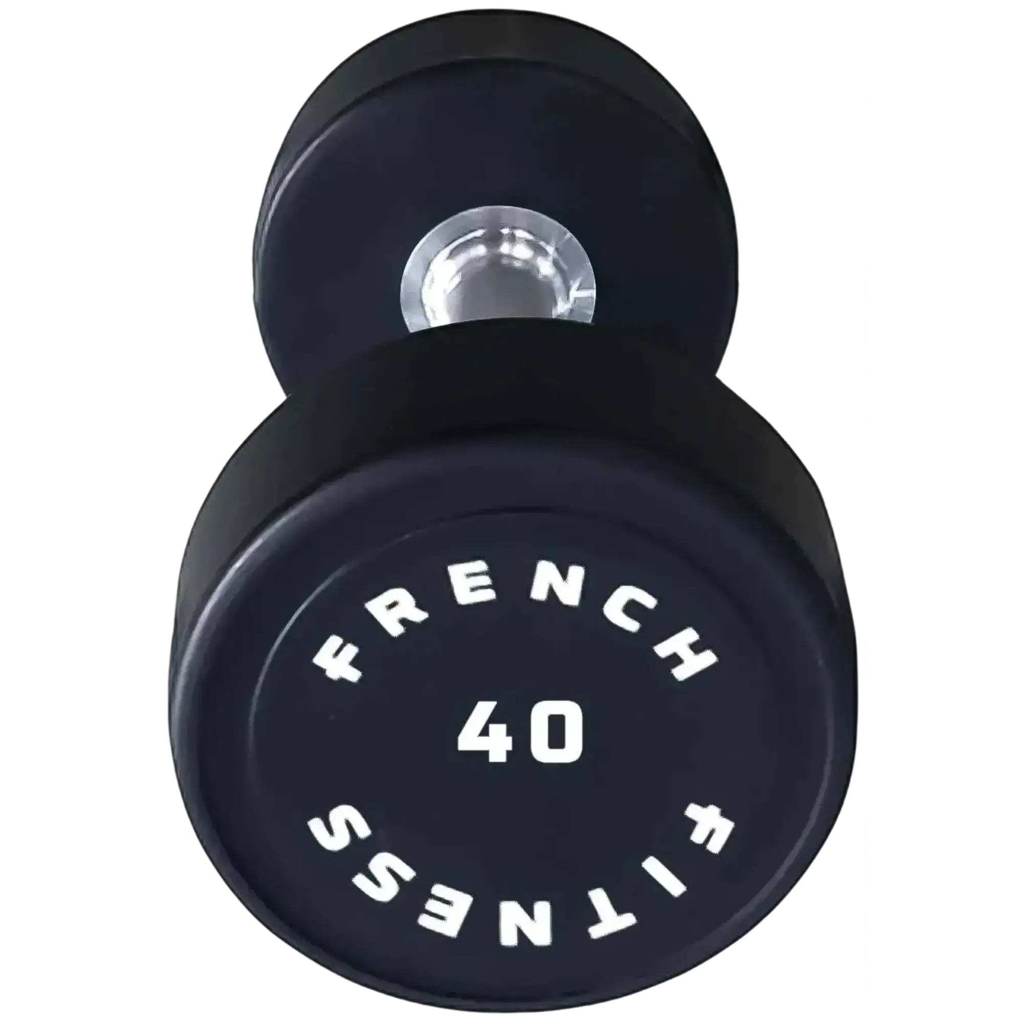 French Fitness Urethane Round Pro Style Dumbbell 40 lbs - Single (New)
