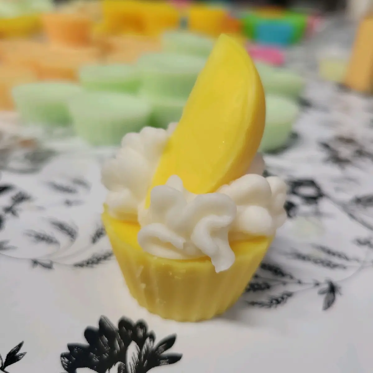 Caelums lemon cupcakes wax melts | wax melts | realistic food shape wax melts  Candle Decor Freshener Aroma Scent