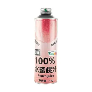 ZHENZHI 100% Peach Juice 1kg - Pure NFC Fruit Juice, No Additives, Natural Sweetness