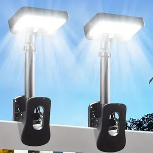 Clip-on solar outdoor light,available in warm,white,and natural light colors,includes remote control and motion sensor,92 LED beads, portable solar fence light,outdoor solar street light, suitable for outdoor use,courtyard,garden,fence and camping