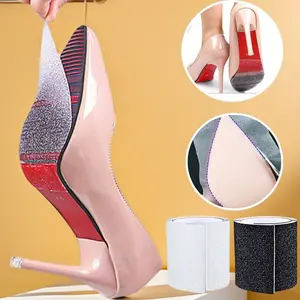 Women's High Heel Anti-Slip Sole Patch, Self-Adhesive Shoe Grip Pad, Non Slip Sole, Anti Skid Sole, Transparent Invisible Sole Pads for Leather Shoes, Wedding Shoes, Career Heels