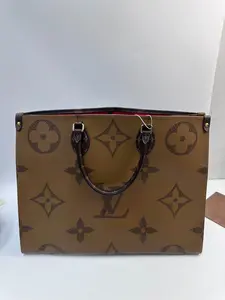 Pre-owned Louis Vuitton leather Tote Bags OnTheGo GM Tote Bag in Monogram【bf 12Z】XP02232