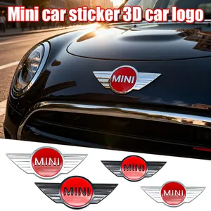 Mini Car Front & Rear Emblem, Scratch-Resistant Exterior Decoration, Decorative Decal, Car Decals, Replacement Badge for Mini Cooper Countryman Clubman Hatch Convertible