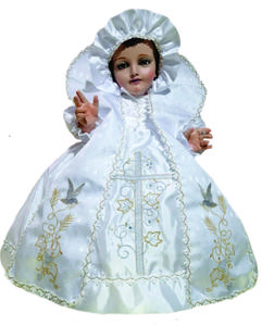 ROPON BLANCO 2026 Baby Jesus Outfit Nino Dios Trajecito Niño Dios Handmade Design with Accessories Underclothes and Shoes for Sizes 12-45 cm