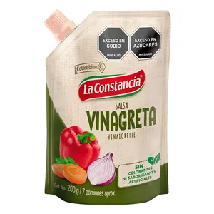 La Constancia Vinaigrette Dressing – 200g (7.05 oz) Doypack – Light & Flavorful Salad Dressing – Imported from Colombia