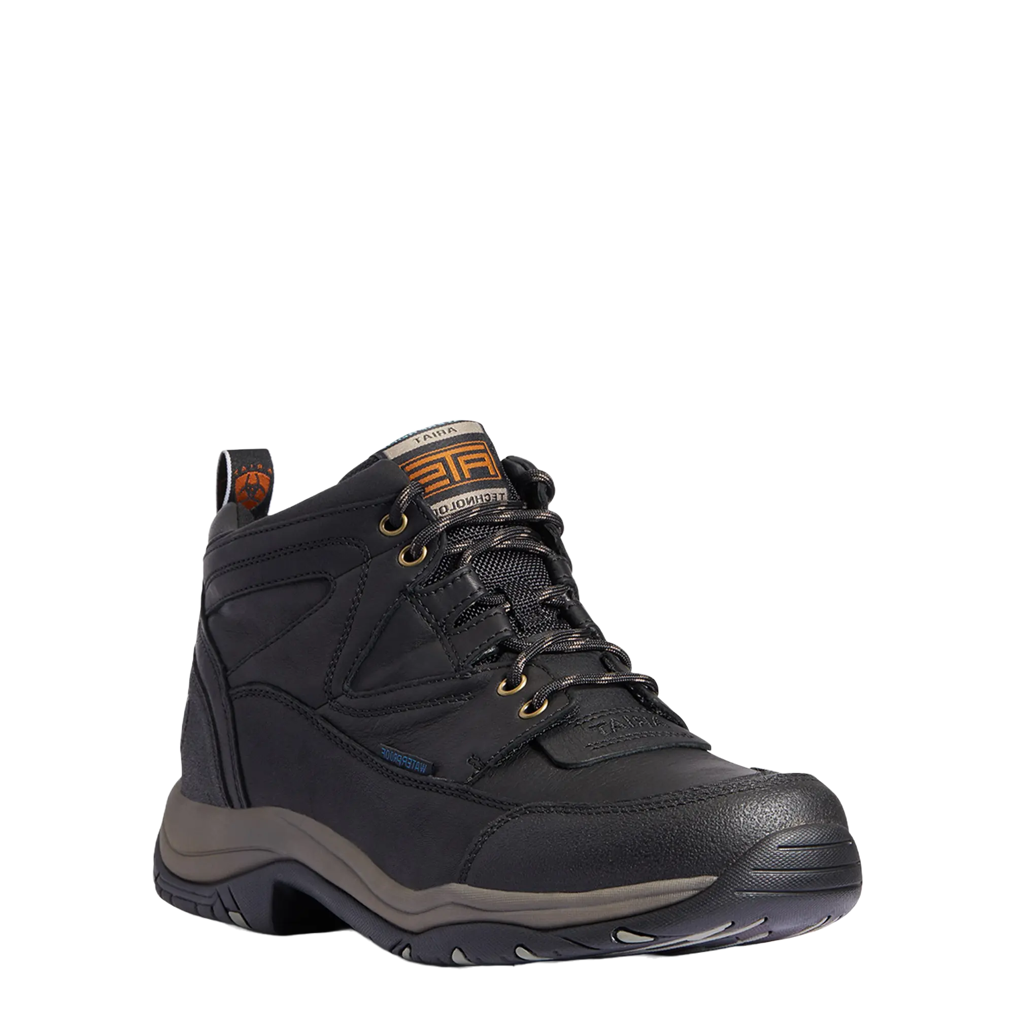 Ariat Men's Terrain Waterproof Black Lace Up Hiker Boots 10038425