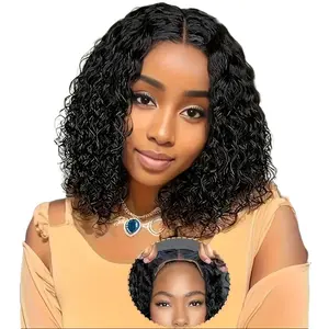 Costume Wig Lady Brazilian Curly Short Wig No Glue Naturally Closed Soft Breathable Synthetic Fiber for Daily & Special Occasions Light Beige Tones All Races Active Styling Elegant Hairstyle