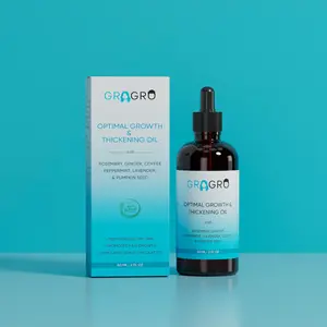 Hair Growth Oil, 100% Pure Natural Oil with Rosemary, Pumpkin Seed, Tea Tree, Peppermint, & Castor - Daily Haircare For Scalp and Hair Health