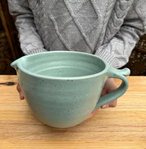 Batter bowl - pottery bowls -handmade - ceramic - mixing bowl - kitchen gifts