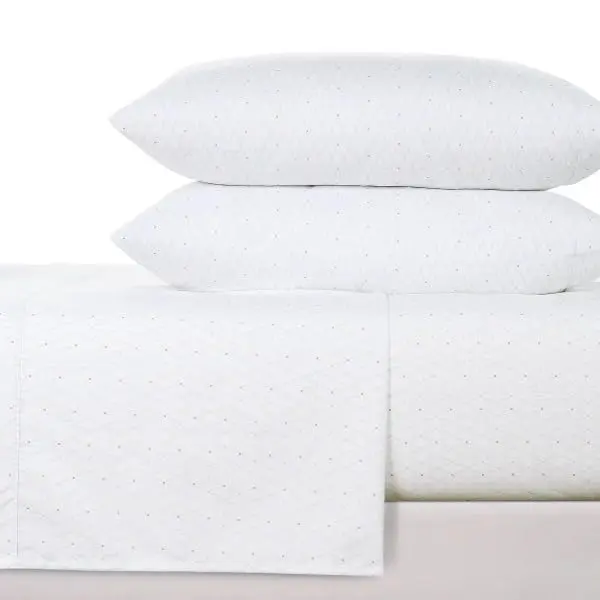 South Point Home Fashions 4-Piece Printed Sheet Set - Full/Twin| 17" Extra Deep | Cool, Crisp, Breathable Bed Sheets - Brushed for Softness (Maise Geo, Full)