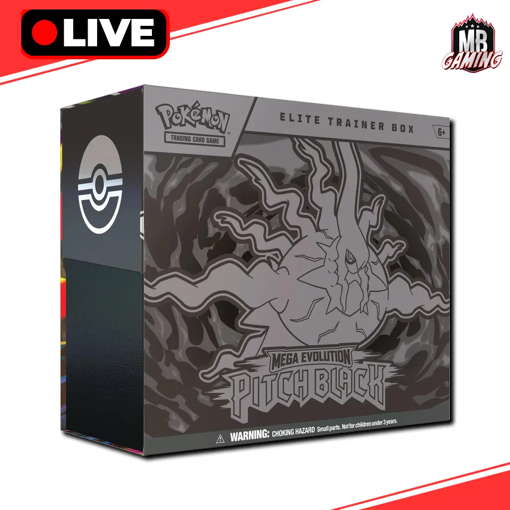 Pokemon: Mega Evolution Pitch Black (ME05) Elite Trainer Box