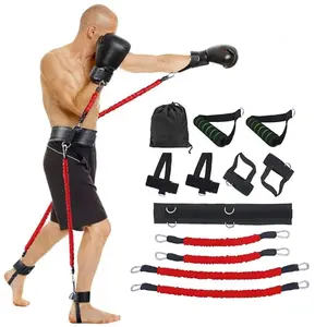 Boxing/MMA Gym Strength Training Equipment Sports Fitness Resistance Bands Set(120 lb)