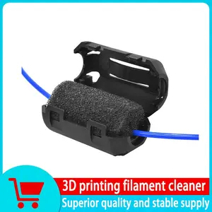 5-Pack Ideaformer Filament Filters & Cleaning Blocks, Clip-On Case, High-Density Sponge, Compatible with A6/a8/cr-10/ender 3/prusa I3, 1.75mm/3.0mm