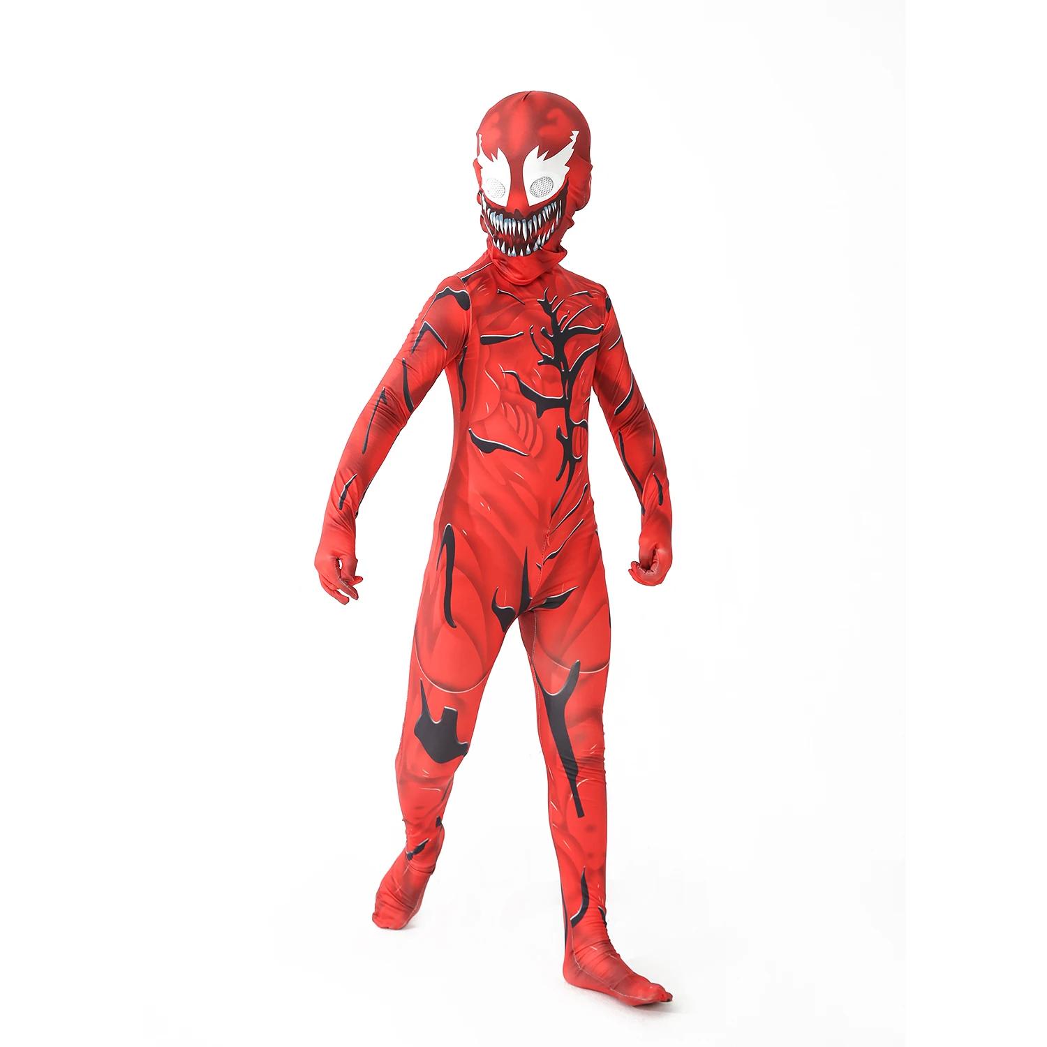 Kids Superhero Cosplay Costume Bodysuit Halloween Party Jumpsuit Outfit