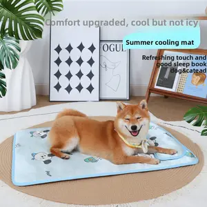 Summer Dog Cooling Mat Ice Mat for Small Medium Large Dogs Pet Bed for Summer Comfortable and Durable