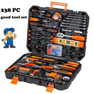 Automotive Tool Sets (39/148/238 Pieces), Professional Mechanical Tool Kits for Auto Repair & Maintenance | Full Range of DIY and Home Automotive Tools - Man Gift!