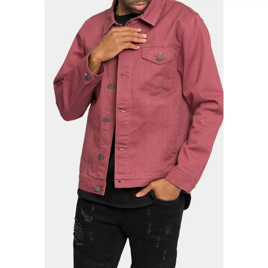 Essential Colored Denim Jacket Cotton Jean