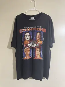 Vintage 90s WCW Tournament of Champions Wrestlin Tee  , Gift for Him, Perfect Gift for Fans