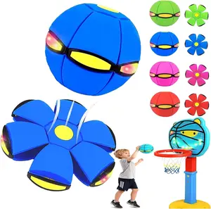Magic Metaball Transform Toy - Collapsible Time-Delay Bouncing Ball & Flying Disc, Interactive Pop-Up Kids' Toy for Parent-Child Play