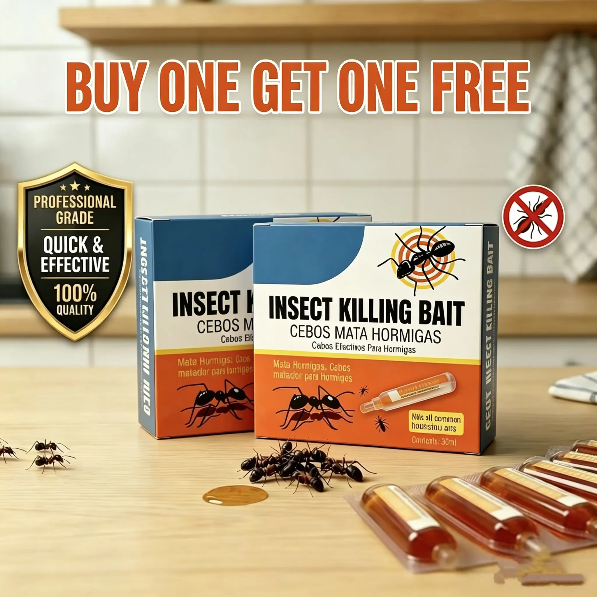 2 Boxes Effective Ant Killer Bait Gel (10 Pieces) | Professional Grade Ant Remover for Home-10