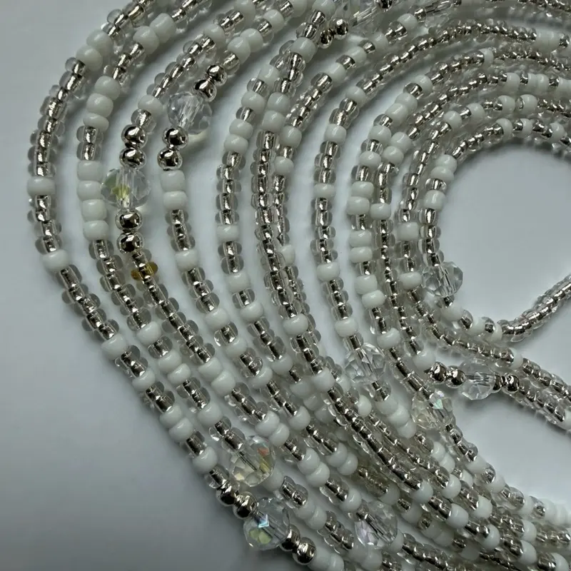 Waistbeads- (Duchess of Hastings Daphne)              50/60 inches Crystals